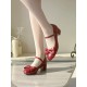 Pure Tea For Dream Angel Love Knot Medium Heel Shoes(Pre-Order/8 Colours/Full Payment Without Shipping)